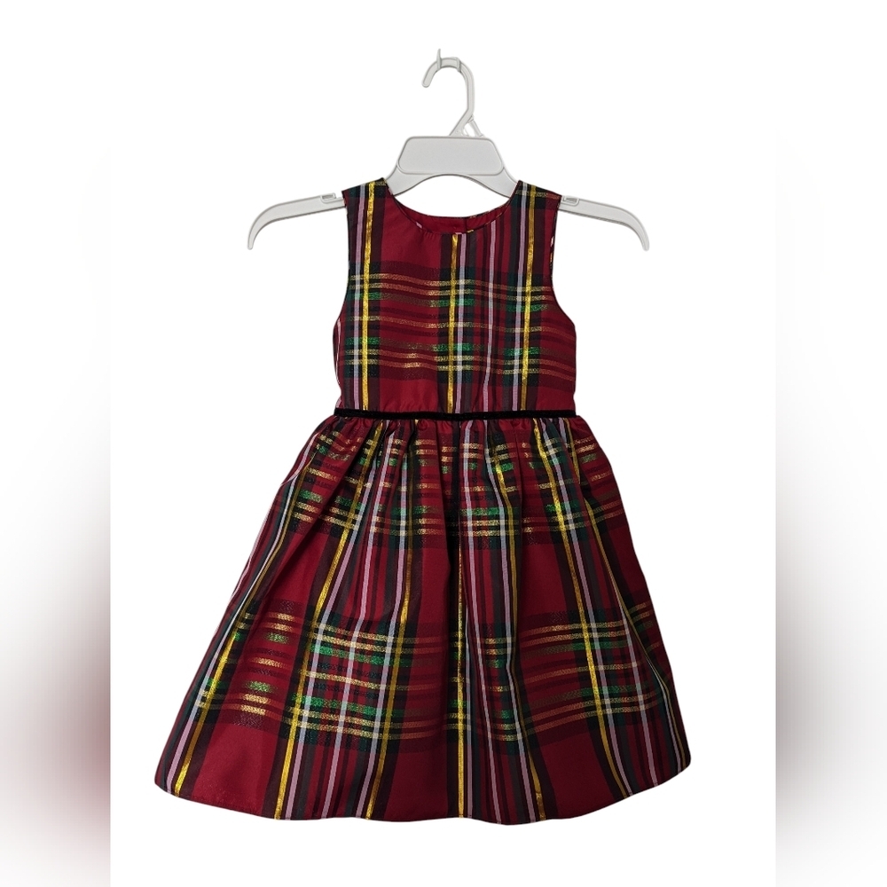 Pippa & Julie Girls Plaid Sleeveless Party Dress
